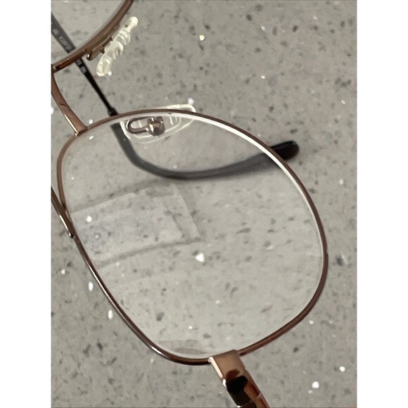 Safilo Elasta Eyeglasses Frames ONLY Italy 56-18-145 9HM 7115 Aviator Brown - Picture 13 of 14